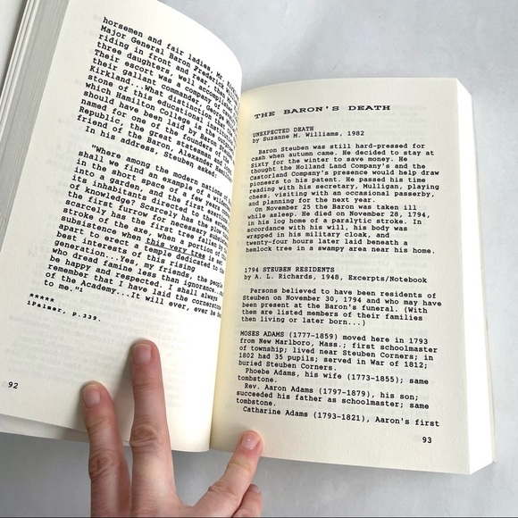 Paperback Softcover Book Steuben The Baron and the Town Remsen Historical - Picture 12 of 13